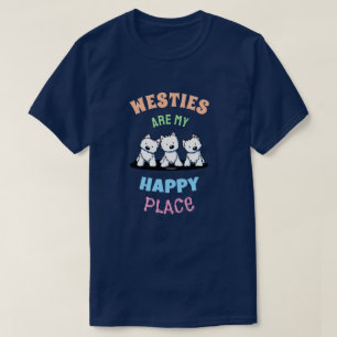 Westies HAPPY KiniArt T-shirt