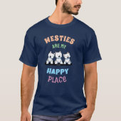 Westies HAPPY KiniArt T-shirt (Voorkant)