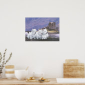 Westies in Schotland Poster (Keuken)