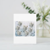 WESTIES IN SNEEUW BRIEFKAART (Staand voorkant)