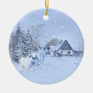 Westies Kerst Ornament