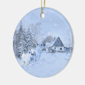 Westies Kerst Ornament (Links)