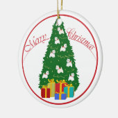 Westies Kerst Ornament (Links)