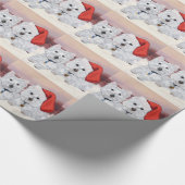 Westies Kerstvreugde Cadeaupapier (Hoek)
