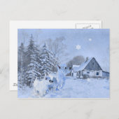 Westies Love the Wintertime Briefkaart (Voorkant / Achterkant)