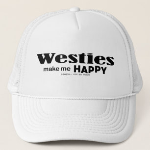 Westies maken me gelukkig trucker pet