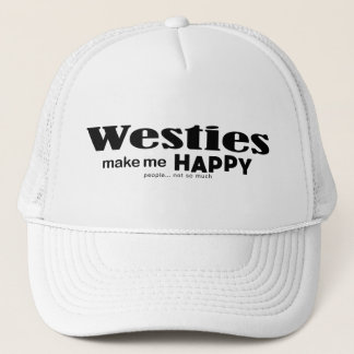 Westies maken me gelukkig trucker pet