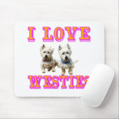 Westies Muismat. Muismat (Met muis)