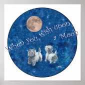 Westies op de maan poster (Voorkant)