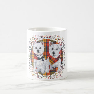 Westies op Tartan Koffiemok