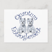 Westies Quantum Entanglement Briefkaart (Voorkant)