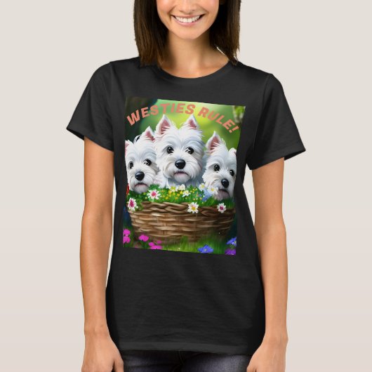 Westies-regel! T-shirt (Voorkant)