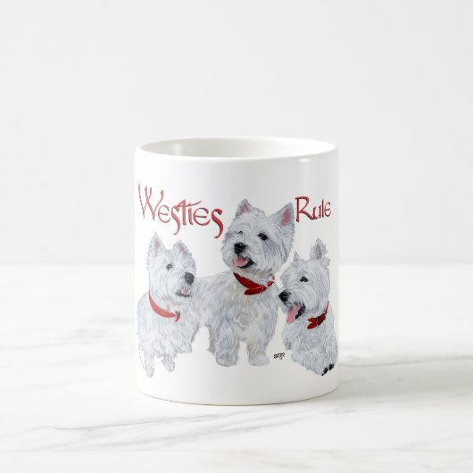 Westies regeren! koffiemok (Center)