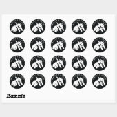 Westies Ronde Sticker (Vel)