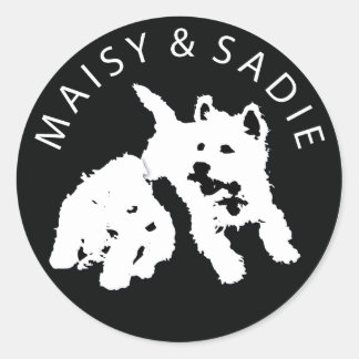 Westies Ronde Sticker