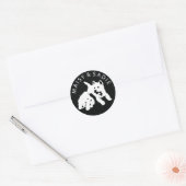 Westies Ronde Sticker (Envelop)