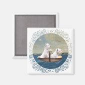 Westies Set Sail Magneet (Voorkant / Achterkant)
