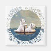 Westies Set Sail Magneet (Voorkant)
