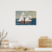 Westies Set Sail Poster (Keuken)