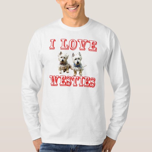 Westies Shirt. T-shirt (Voorkant)