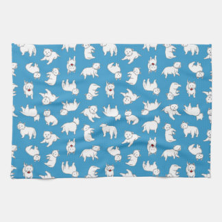 Westies theehanddoek afspelen theedoek