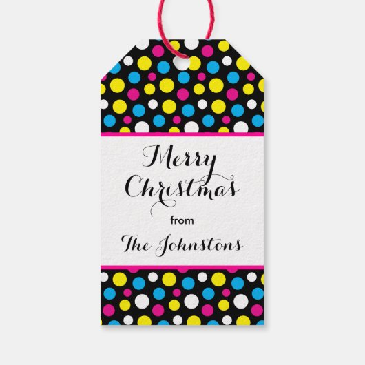 Westies West Highland White Terrier Kerstmis Cadeaulabel (Achterkant)