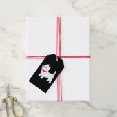 Westies West Highland White Terrier Kerstmis Cadeaulabel (Met Touw)