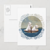 Westies zetten koers briefkaart (Voorkant / Achterkant)