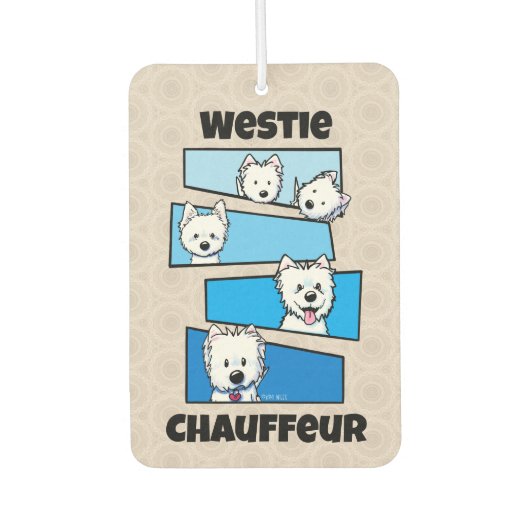 Westievision luchtverfrisser (Voorkant)