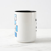 Westievision Westie Terrier Lover  Tweekleurige Koffiemok (Center)