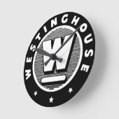  Westinghouse Logo Round Wall-klok Ronde Klok (Hoek)
