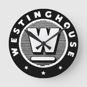  Westinghouse Logo Round Wall-klok Ronde Klok