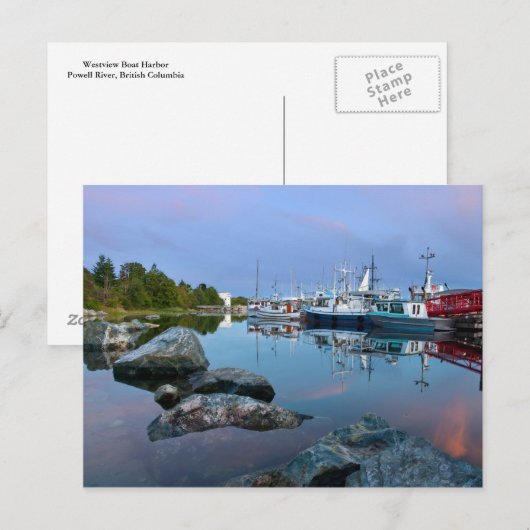 Westivew Boat Harbour Briefkaart (Voorkant / Achterkant)