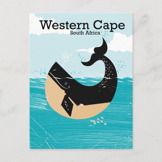 Westkaap Zuid-Afrika Briefkaart (Voorkant)
