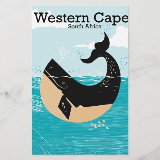 Westkaap Zuid-Afrika Briefpapier (Voorkant)