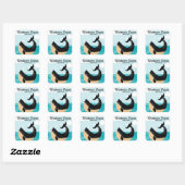 Westkaap Zuid-Afrika Vierkante Sticker (Vel)