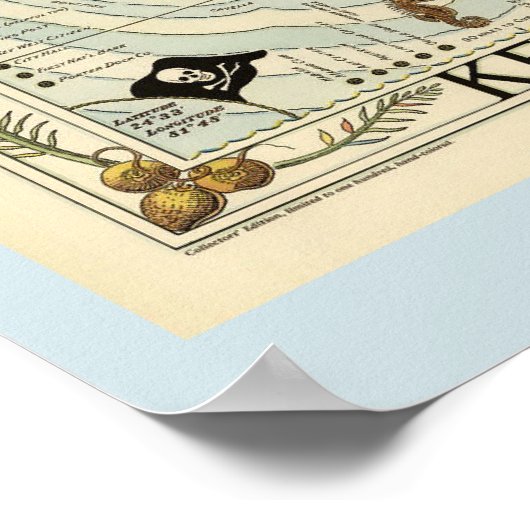  westkaart poster (Hoek)