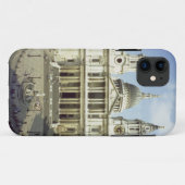 westkant van de St. Paul's kathedraal, ontworpen d Case-Mate iPhone Case (Achterkant (horizontaal))