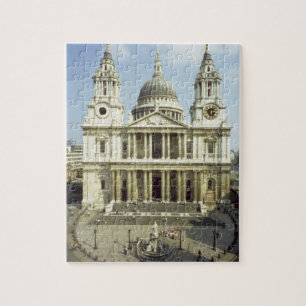 westkant van de St. Paul's kathedraal, ontworpen d Legpuzzel