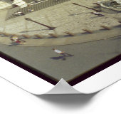 westkant van de St. Paul's kathedraal, ontworpen d Poster (Hoek)