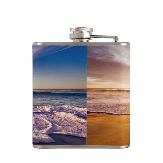 Westkust Beste kust- Strand Heupfles (Achterkant)