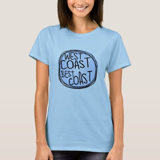 westkust - Beste kust T-shirt (Voorkant)