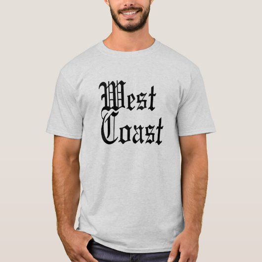 westkust t-shirt (Voorkant)