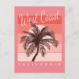 westkust van californië  briefkaart