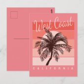 westkust van californië  briefkaart (Voorkant / Achterkant)