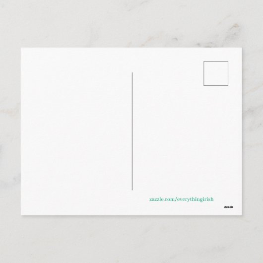 westkust van Ierland Feestdagenkaart (Achterkant)