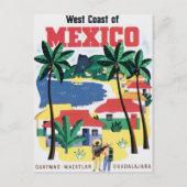westkust van Mexico Briefkaart (Voorkant)