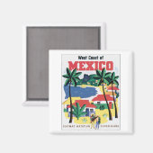 westkust van Mexico Guaymas, Mazatlan, Guadalajar Magneet (Voorkant / Achterkant)