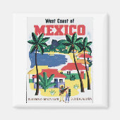 westkust van Mexico Guaymas, Mazatlan, Guadalajar Magneet (Voorkant)