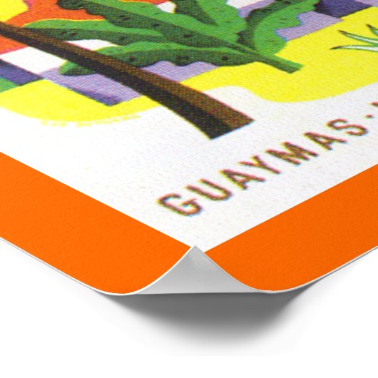 Westkust van Mexico Poster (Hoek)